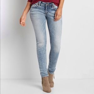 Silver Suki Curvy Fit Skinny Jeans